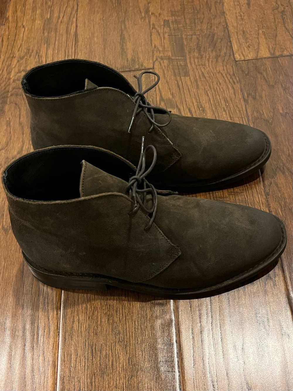Thursday Boot Company Scout Chukka Men’s Dark Olive Green Suede Boots Size 8.5 - Picture 3 of 7